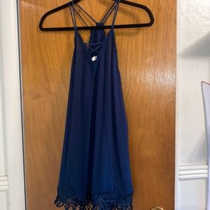 Navy blue Free People Tunic